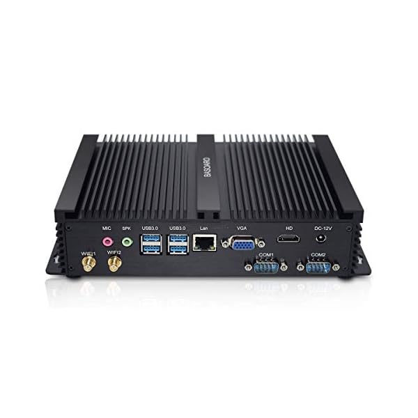 BASOARO-Fanless-Mini-Industrial-PC-Desktop-Computer-Intel-Core-i5-7200U-8G-RAM-256G-SSD-2-RS232-COM-4-USB30-3-USB20-HDMI-VGA-WiFi-Windows-10-Pro BASOARO Fanless Mini Industrial PC, Desktop Computer, Core i5 7200U, 8G RAM 256G SSD, 2 RS232 COM, 4 USB3.0 3 USB2.0, HD…