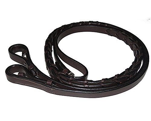 Henri de Rivel HDR Advantage Flat Laced REINS, AUSTR NUT, Horse