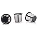 WOTOW Mini Double Inlet Bike Pump, Portable on Bike Pump Fit Presta and Schrader Bike with Repair Kit, Metal Rasp, Tire Pry Bars, Glueless Tyre Patches for Frame Mounted Road Mountain BMX Bike (GR)