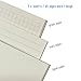 newestor (Set of 3) Travelers Notebook Refills, Mixed 192 Pages of Lined, Blank, Grid Paper, 8.25 x 4.25 In