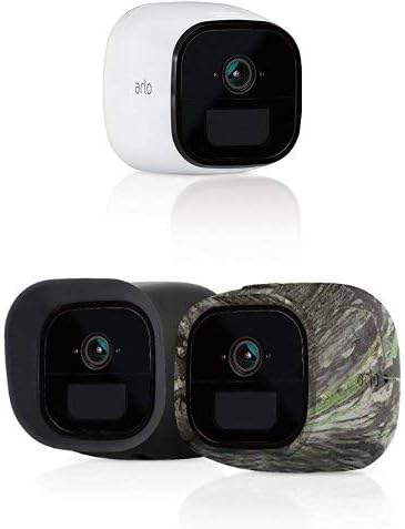 Arlo Go - Mobile HD Security Camera with Data Plan| Night Vision| Works with Alexa and Set of 2 Skins - Black & Mossy Oak