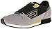 Diesel Men's Runtrack Owens Fashion Sneaker, Black/Elephant Skin, 8.5 M US