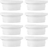 VILLCASE 8pcs Plastic Barrel Bung Cap Lid for 53 Gallon Drums Oil Water Storage view 4