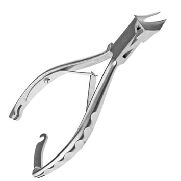 May - Kopfschneider - Nagelschneider - Nagelzange - inkl. Schutzkappe aus Leder - gehärteter Edelstahl