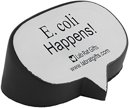 Funny Science Themed Polyurethane E. Coli Happens Stress Reliever