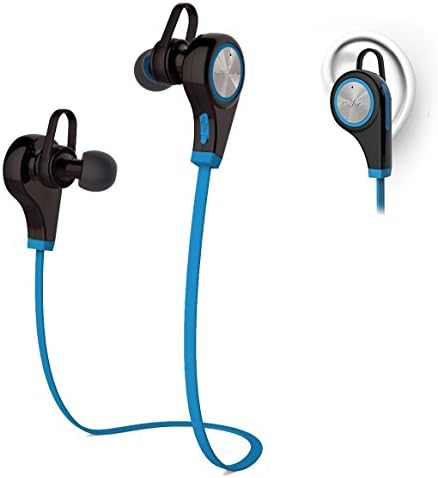 Aibileec Q9 Activate Sport Headphone Wireless Bluetooth Headset (Blue)