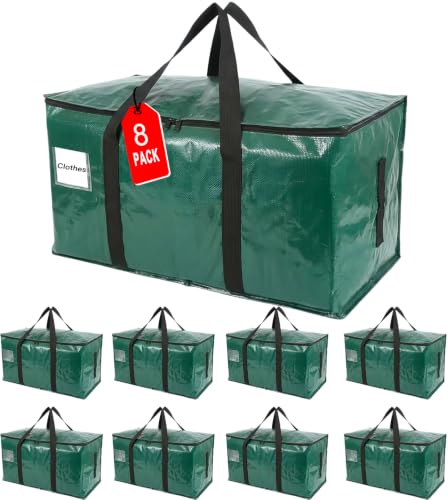 ZFWDSY 8 Stück Umzugstaschen Umzugskartons für Weihnachtsbaumtasche