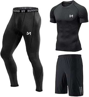 MEETYOO Camiseta Compresion Hombre, Leggings Compresión Camisetas ...