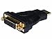Monoprice HDMI Male to DVI-D Single Link Female Adapter - for Use with Computer's Video Card, DVD Player, Blu-ray Disc Player, Gold Plated Connectors, Black
