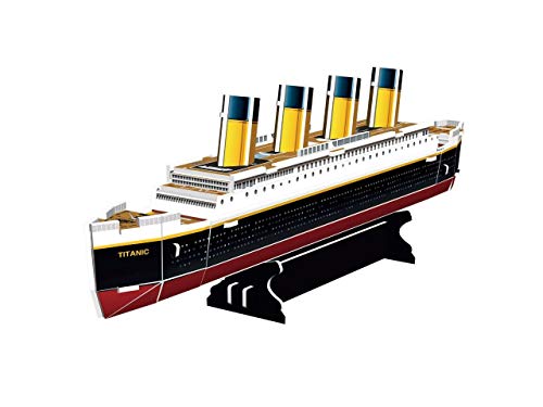 Revell 3D Puzzle 00112 I RMS Titanic I 30 Teile I 2 Stunden Bauspaß für Kinder und Erwachsene I ab 10 Jahren I Das wohl… – Bild 4