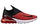Nike Air Max 270 Flyknit - Mens Chili Red/Black/Challenge Red/White Nylon Training Shoes,11