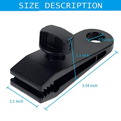 ZHSX 10pcs Tarp Clips, Heavy Duty Thumb Screw Lock Grips Strong Tent Clamps For Tarps Awning Clamp Clips Tent for Supporting Tarpaulins Canopies Sunshades Car Cover Boat Covers And Swimming Pool Cover