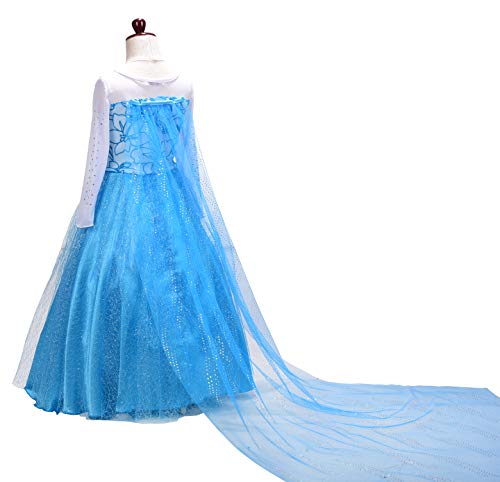 Dressy-Daisy-Girls-Ice-Princess-Dress-Costume-Birthday-Halloween-Christmas-Fancy-Party-Outfit