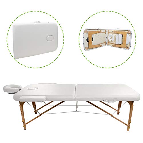 Portable 2 Fold Massage Table Bed Spa Salon Facial Tattoo Physical Therapy White Buy Online In Aruba At Aruba Desertcart Com Productid 102068753