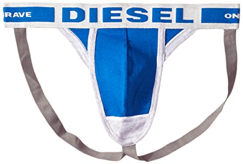 Diesel men s jacky fresh and bright cotton modal jock strap, blue…