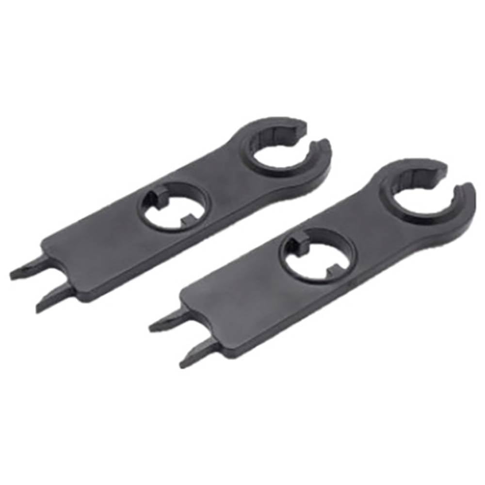 C.K. MC4 Solar Connection Spanners 1500V, 2 Pack, Black, Plastic, Open End, Universal, 31g, Wrench, Solar Panel MC4 Connector Spanner
