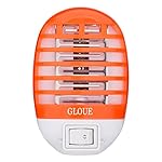 GLOUE Bug Zapper Electronic Insect Killer,Mosquito Killer Lamp,Eliminates Most Flying Pests! Night Lamp (Orange)