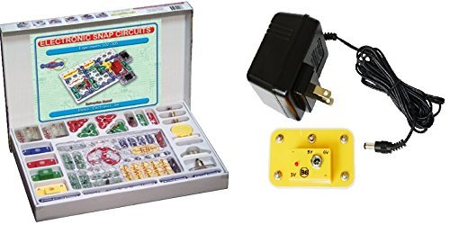 Snap Circuits SC-300 Electronics Discovery Kit Deluxe STEM Bundle with  Battery Eliminator