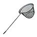 Fishing Net Butterfly Net Telescopic Insect Net Perfect for Kids Catching Bugs Small Fish, Handle Extends to 32 Inches