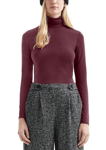 QS 2172060 T-Shirt à Manches Longues avec col roulé, 3900, XL Femmes