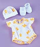 4 - Pc. Yellow Duck Layette Set for La Newborn Real Life 14