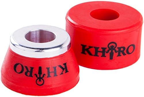 Khiro Aluminum Insert Combo Bushings - Large - Red 90a