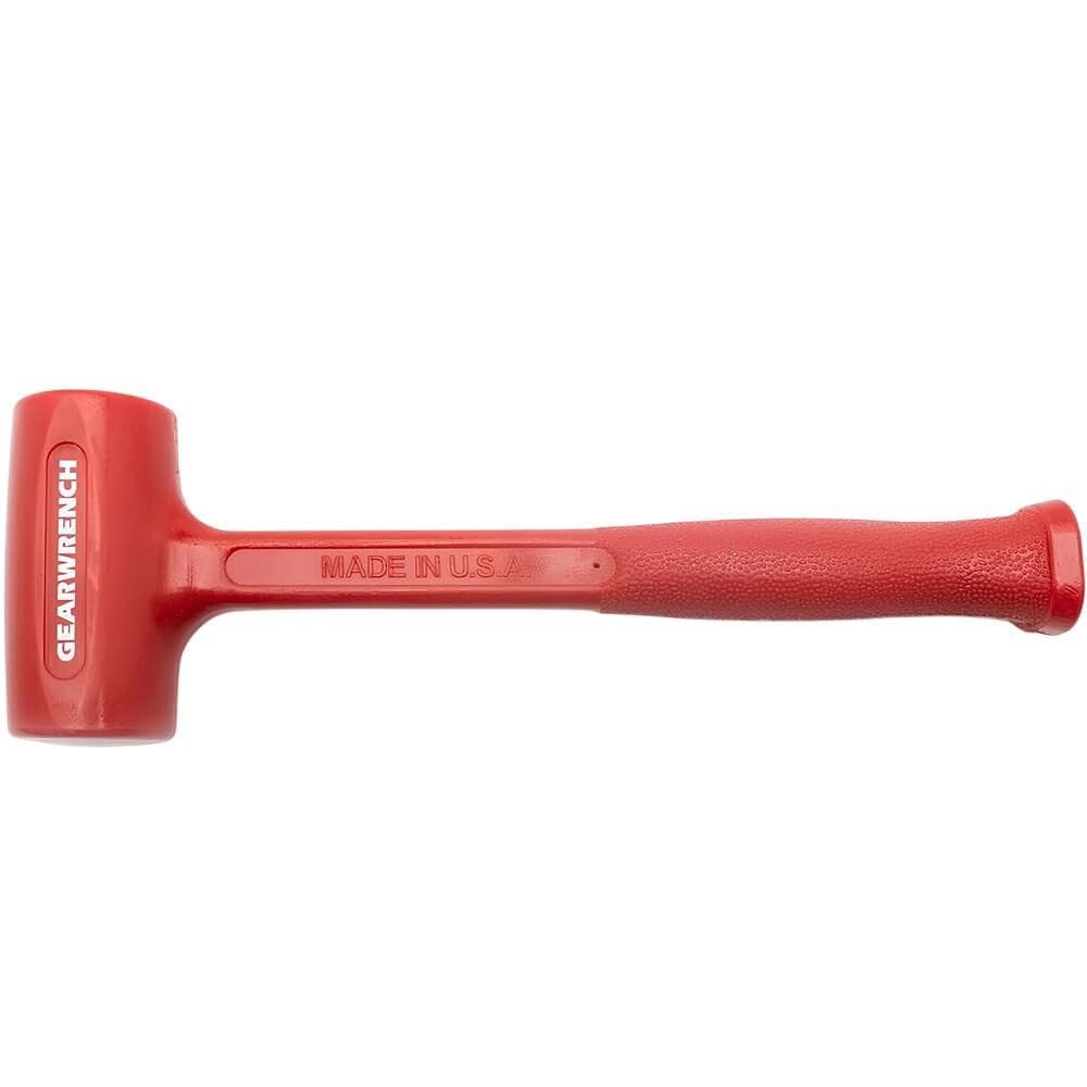 GEARWRENCH Dead Blow Hammer, One-Piece Standard Head, 7 oz. Head - 13 oz. Total Weight – 69-530G