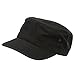 Washed Military Hat-Black W32S37C