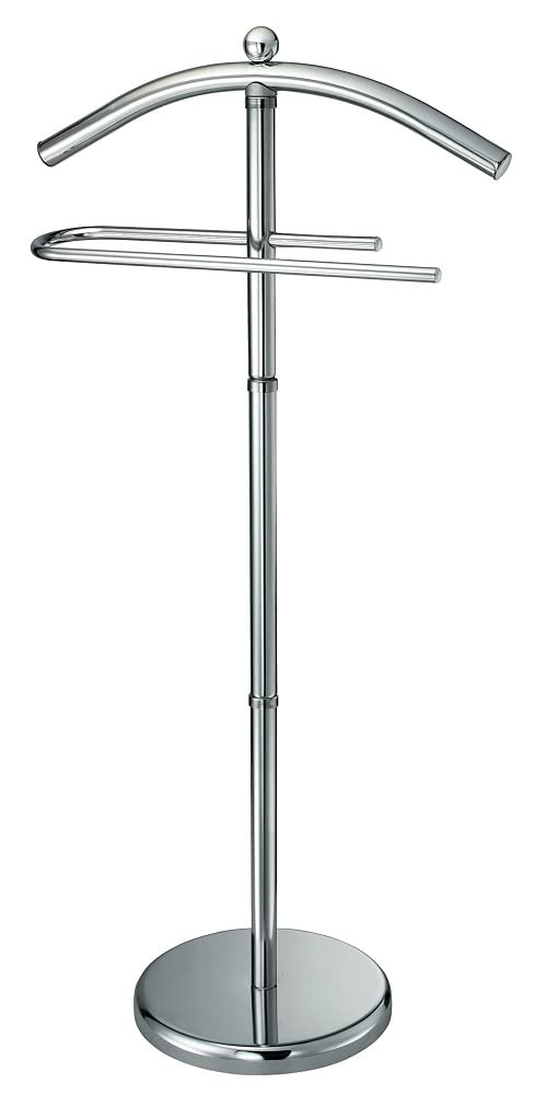 King Collection King Home Coat Rack in Steel with Mirror Finish, Chrome, Size: 45.6X28X119.5H