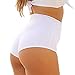 CENG MAU Women Vintage Retro Brazilian Ruched Butt High Waisted Bathing Bikini Bottoms