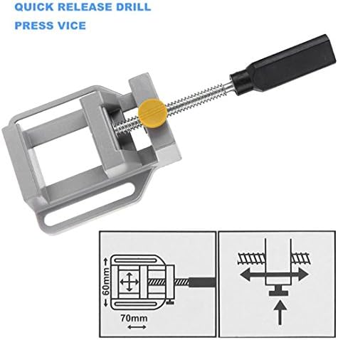Mini Portable Aluminum Table Flat Vise Press Precision Drill Tool Professional Flat Vise With Screws (Random Delivery)