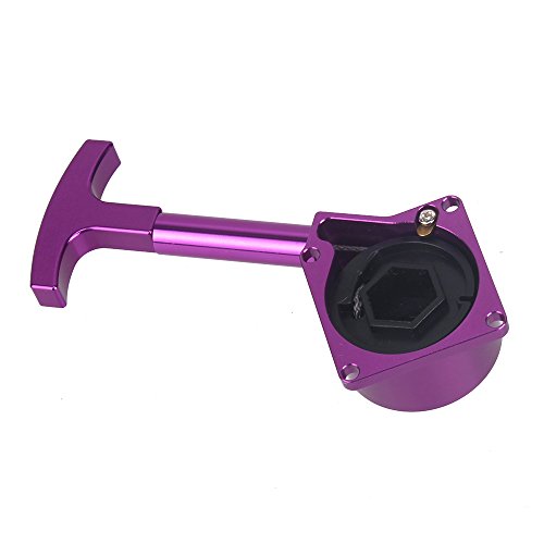 BQLZR Purple R020 18 RC Replacement for Nitro Engine Alloy Pull Starter Recoil Start for Model CAR Universal Upgrade Parts