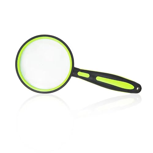GOLDGE 8pcs Handheld Large Magnifying Glasses for Kids Toy Magnifying