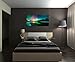 S01962 Wall Art Aurora scenery Painting on Canvas Stretched and Framed Canvas Paintings Ready to Hang for Home Decorations Wall Decor