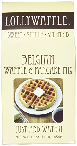 LollyWaffle Belgian Waffle Mix, 1 Lb.