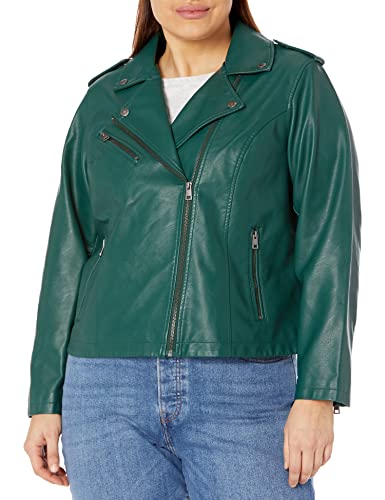 Levi's Ladies Outerwear Women's Faux Leather Classic Asymmetrical Motorcycle Ja…