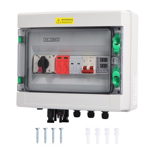 Surge Protection for Photovoltaic Systems - DC 1000V 32A Solar Junction Box, Dissecting Switch with Protection Against DC 1000V/AC 230V Distribution Box