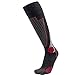 High Performance Wool Ski Socks – Outdoor Wool Skiing Socks, Snowboard Socks (Black/Grey/Red, Large)