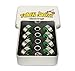 Yellow Jacket Premium Skateboard Bearings, Pro Longboard Bearings, 608, ABEC 9, Washers and Spacers, Jungle Green (Pack of 8)