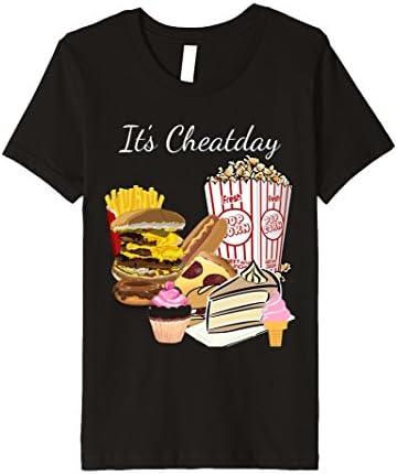 unisex-child IT'S CHEATDAY. Bodybuilding, Bodybuilder, Sports, Diet 4 Black