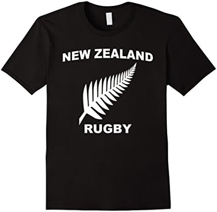 Mens New Zealand Rugby Jersey Tee Shirt 2XL Black