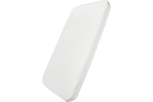 Mecc ecoh Baby Bassinet Mattress, 100% Breathable Cover, Water-Resistant Lining, Rectangle 33"x20"x2" Fit for Baby Delight/KoolerThings/ANGELBLISS/YADAQE/Jimglo/BCOL/BabyBond/MMBABY/Mika Micky