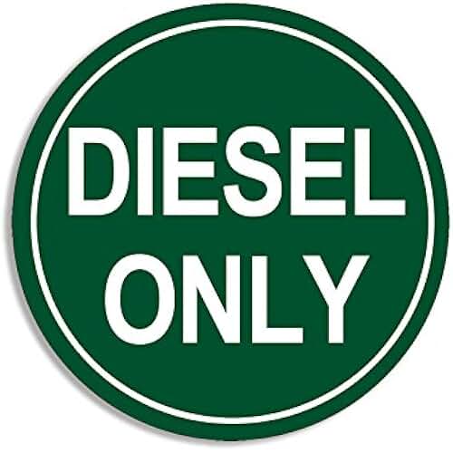 diesel fuel decals