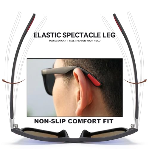 Perfectmiaoxuan Polarized Sunglasses for Men Women UV400 Protection Summer Vacation Running Fishing Travel Glasses Driving Night