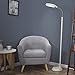 Lavish Home Floor Lamp - Full Spectrum Natural Sunlight Lamp with Bendable Neck - Reading, Craft, Studying, and Esthetician Light (Beige)