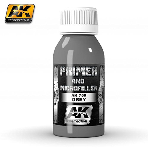 AK Interactive AK-758 Xtreme Metal Line Grey primer and microfiller - 100ml