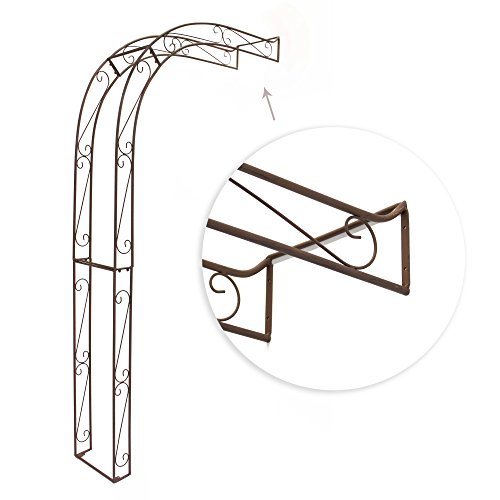 Rankhilfe "Halbbogen", Rosenbogen Halbbogen, Pflanzenstütze, Gartenhalbbogen – Bild 3