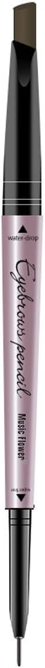 Colorzonesd Eyebrow Pencil Double-headed 2-in-1 Eyebrow Pencil Waterproof Eye Brow Eyeliner Eyebrow Pen Pencil With Brush Makeup Cosmetic Tool,Draws Tiny Brow Hairs & Fills in Sparse Areas & Gaps (D)