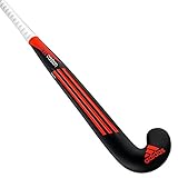 adidas LX24 Carbon Hockey Stick, White/Red/Black, 37.5In L