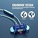 Bluetooth Headphones WRZ S8 Wireless Earbuds Magnetic Mic Sport Running Workout Gym Travelling 10 Hours Playtime Waterproof Earphones for Android iOS Cell Phones Laptops Tablets (Blue)